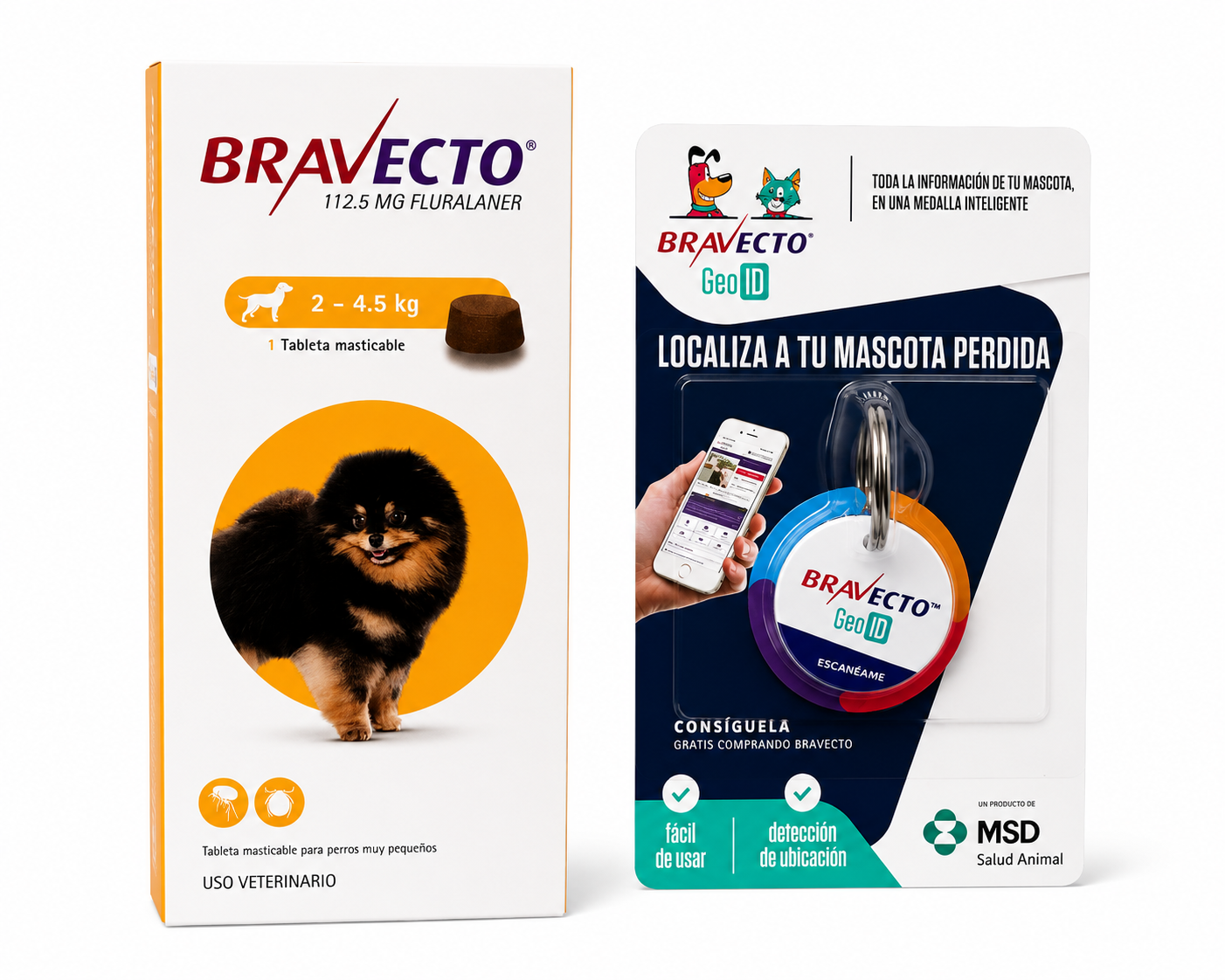 Bravecto 2 a 4.5 kg 12 semanas