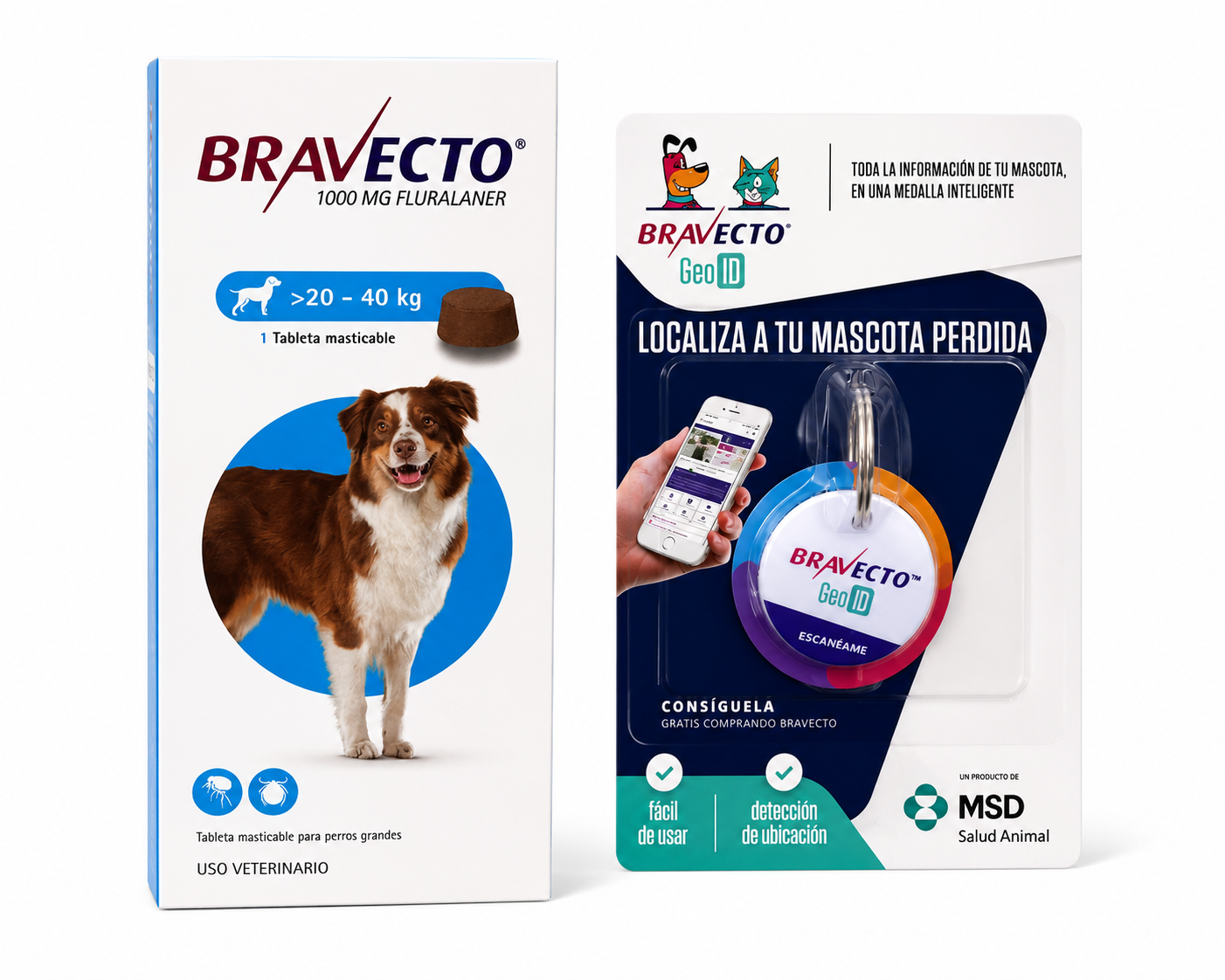 Bravecto 20 a 40 kg 12 semanas