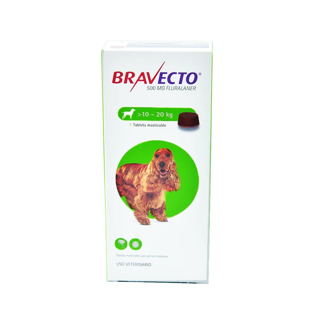 Bravecto 10 a 20 kg 12 semanas