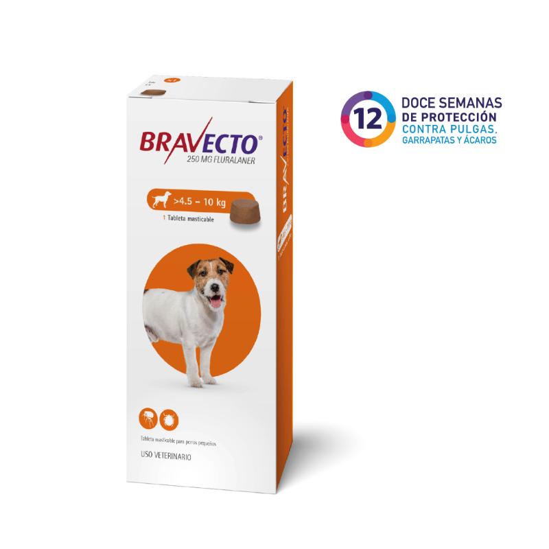 Bravecto 4.5 a 10 kg 12 semanas