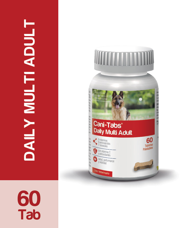 Cani-Tabs Daily Multi Adult - 60 tabletas - suplemento veterinario Cani-Tabs