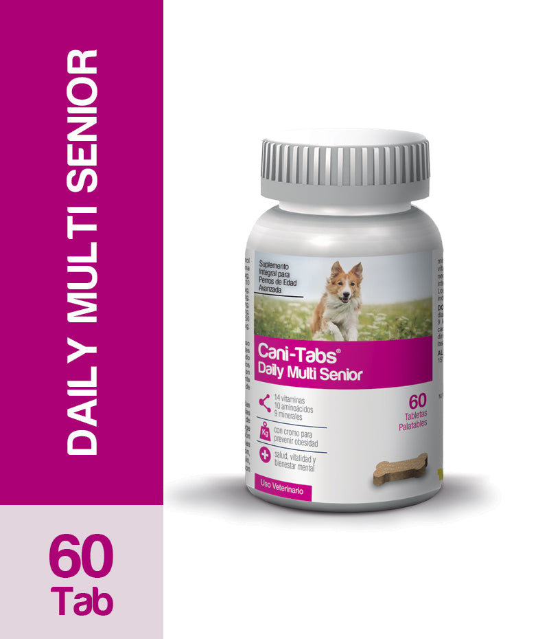 Cani-Tabs Daily Multi Senior - 60 tabletas - suplemento veterinario Cani-Tabs