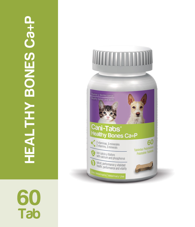 Cani-Tabs Healthy Bones Ca+P - 60 tabletas - suplemento veterinario Cani-Tabs