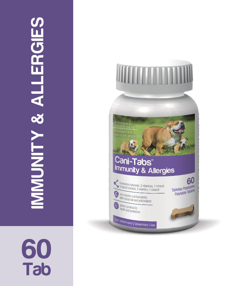 Cani-Tabs Immunity & Allergies - 60 tabletas - suplemento veterinario Cani-Tabs