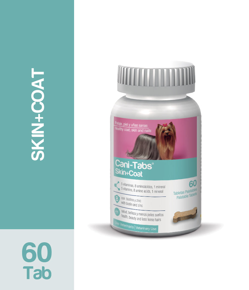 Cani-Tabs Skin + Coat - 60 tabletas - suplemento veterinario Cani-Tabs