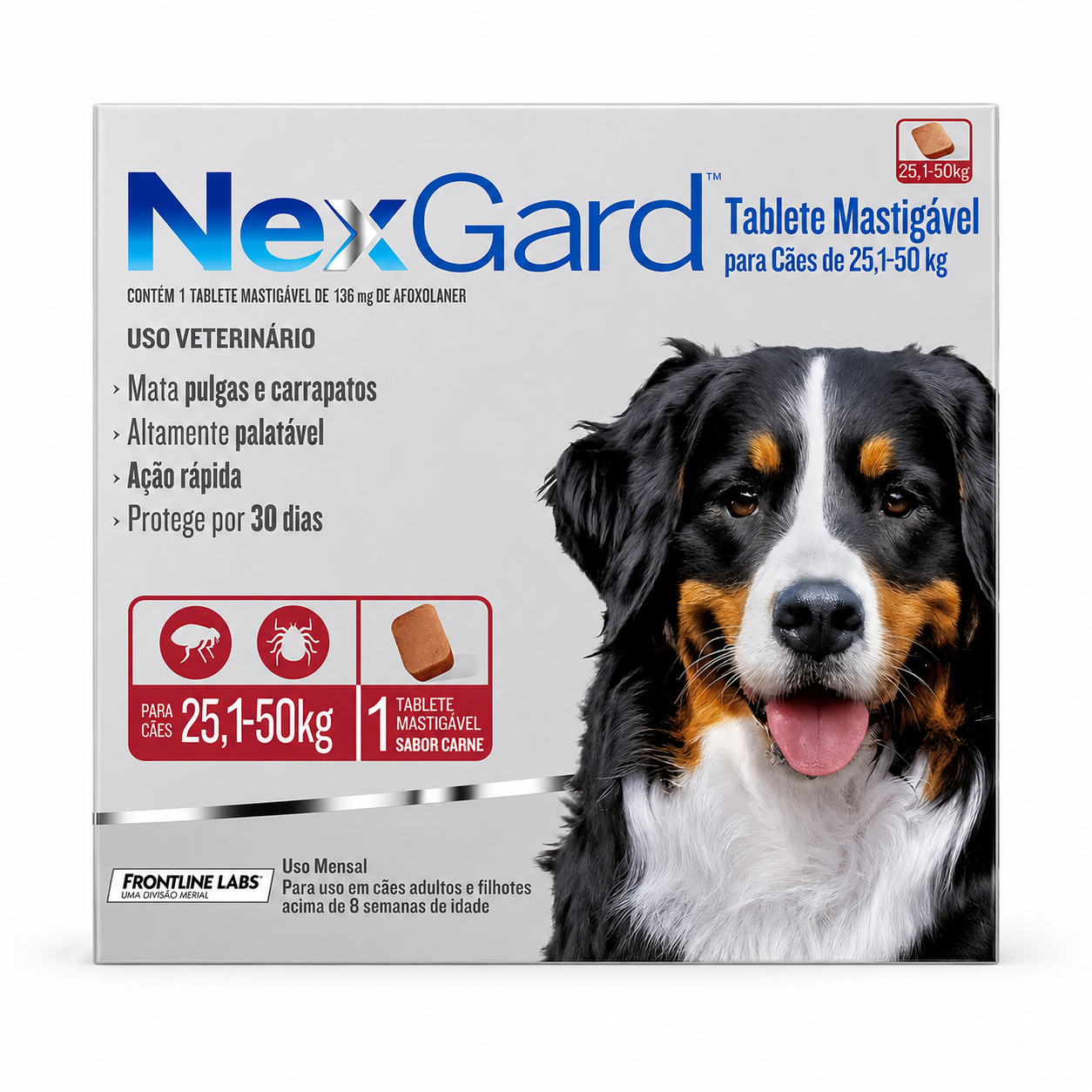 NexGard 25.1 a 50 kg
