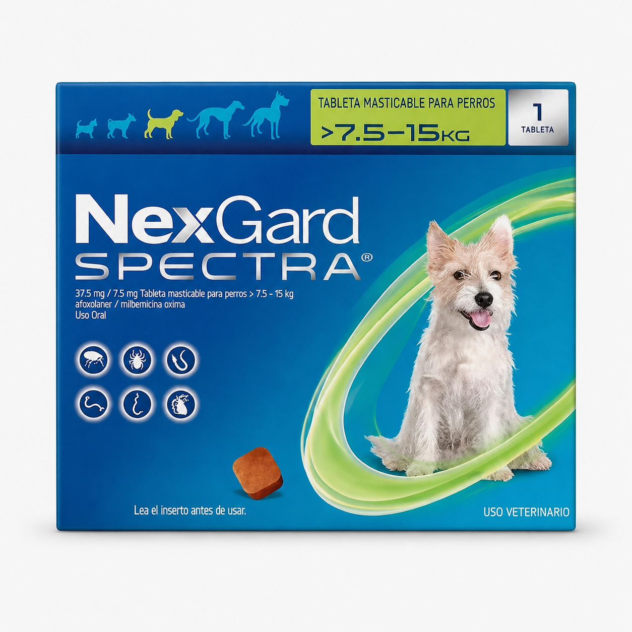 NexGard Spectra 7.5 a 15 kg