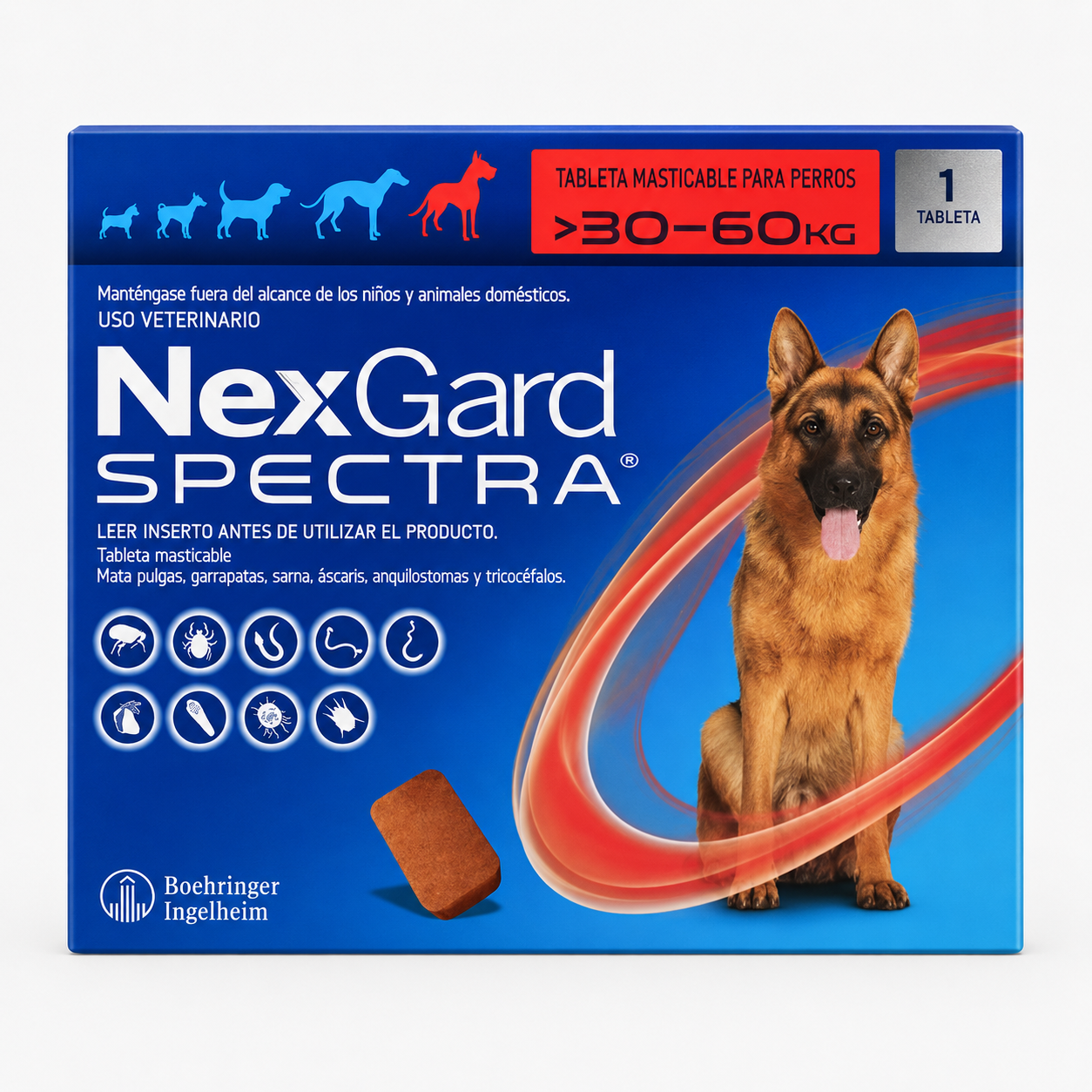 NexGard Spectra 30 a 60 kg
