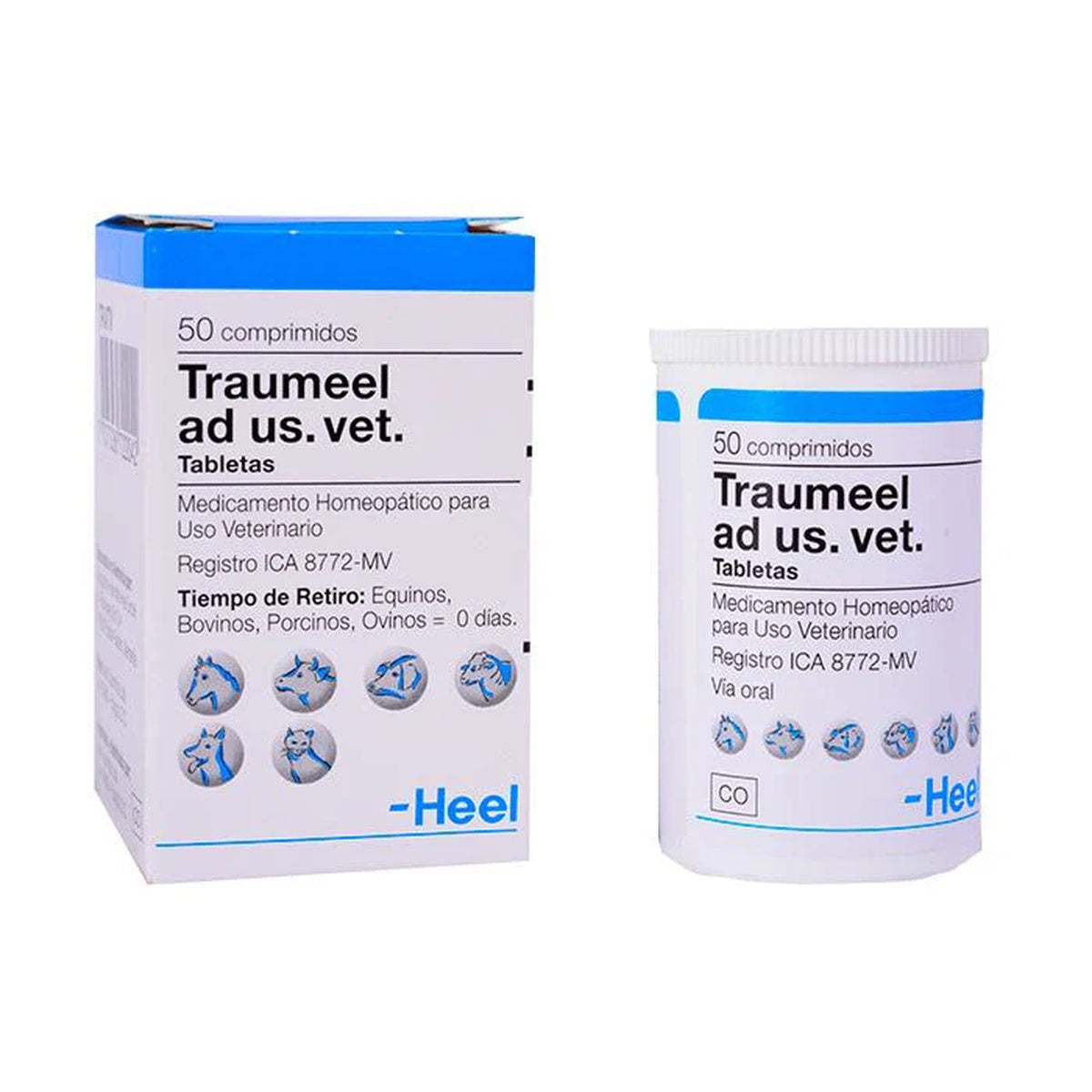 Traumeel ad us. vet. x 50 tabletas - producto homeopático veterinario